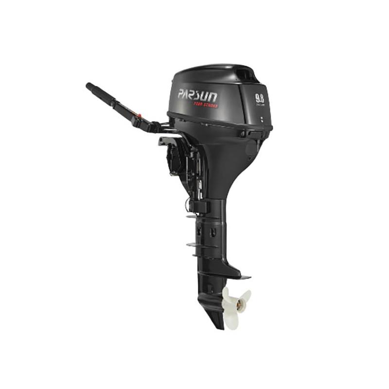 MOTEUR THERMIQUE PARSUN F9.8BWL - 9.8CV - ARBRE LONG BARRE FRANCHE DÉMARRAGE ÉLECTRIQUE - Arbre Long