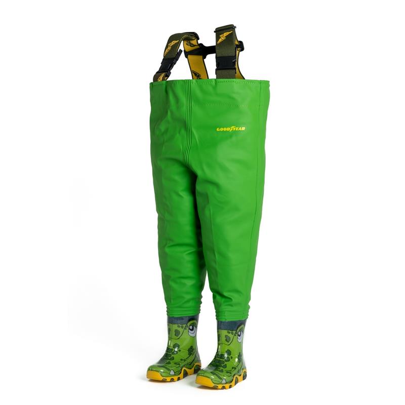 WADERS PVC JUNIOR GOOD YEAR KIDSPLAY CROCO - Vert - PVC - 22/23 - 14.5 - 0.55