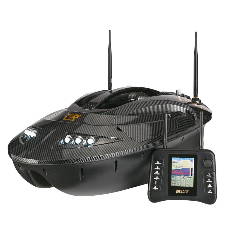 BATEAU AMORCEUR CARP ROYAL DUKE BAIT BOAT - Carbon - Batterie Lithium
