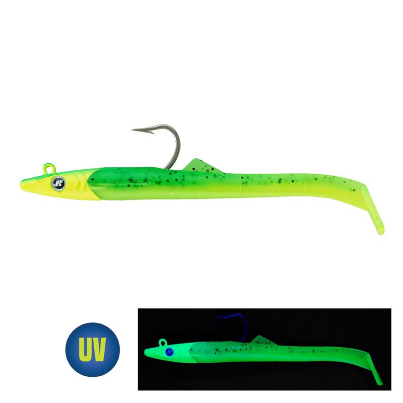 LEURRE SOUPLE ARMÉ RAGOT RAGLOU HYBRID EEL UV - 15CM - PAR 2 - GG - 2 - N°4/0 - 15 - 28