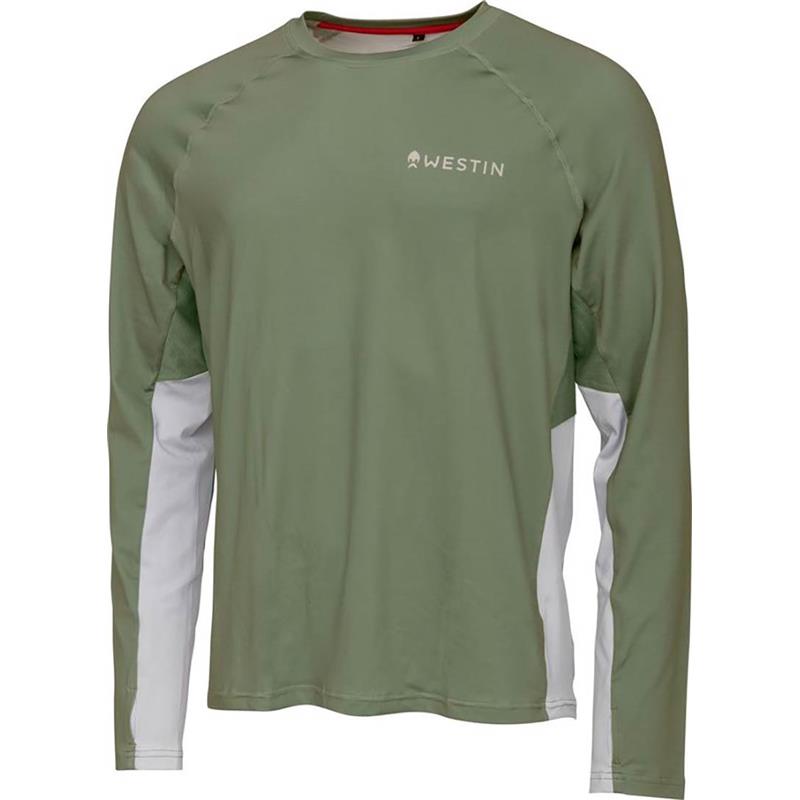 TEE SHIRT MANCHES LONGUES HOMME WESTIN FLATS UPF SHIRT - SAGE GREEN - Sage Green - XXXL