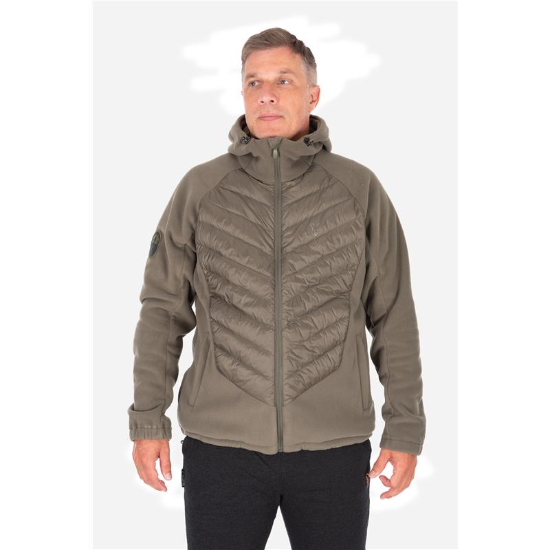 VESTE HOMME FOX EXPLORER FLEECE HOODED JACKET - VERT - Vert - S