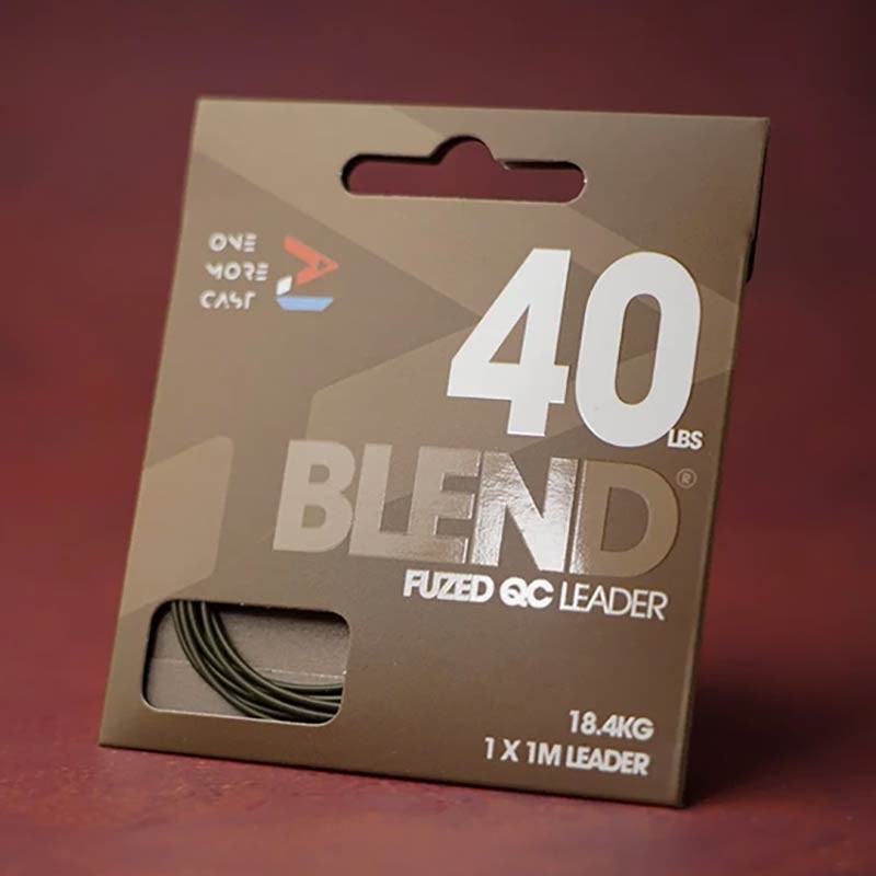 BAS DE LIGNE ONE MORE CAST FUZED QC LEADER - Vert - 18.14 - 1 - 40