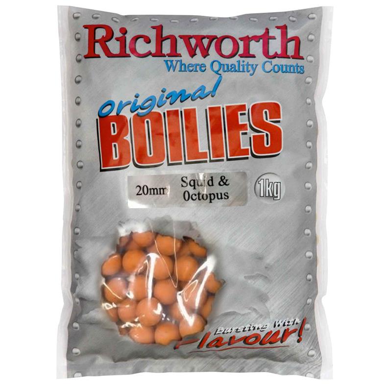 BOUILLETTE RICHWORTH ORIGINAL BOILIES RANGE - SQUID - Rose - 1 - 20 - Squid