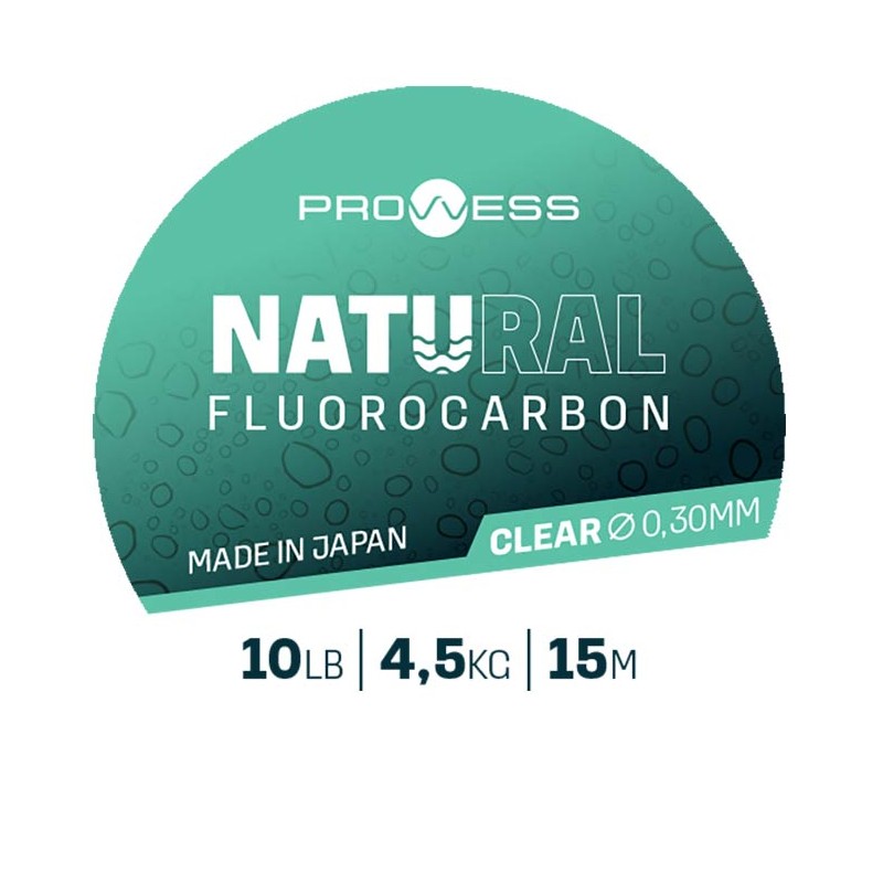 FLUOROCARBONE PROWESS NATURAL FLUOROCARBON - 15M - Clear - 35/100 - 5.4 - 15 - 12