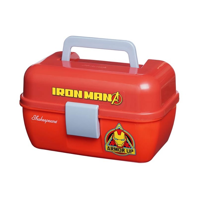 BOÎTE DE PÊCHE SHAKESPEARE MARVEL IRON MAN TACKLEBOX - 23.5 x 15.5 x 14
