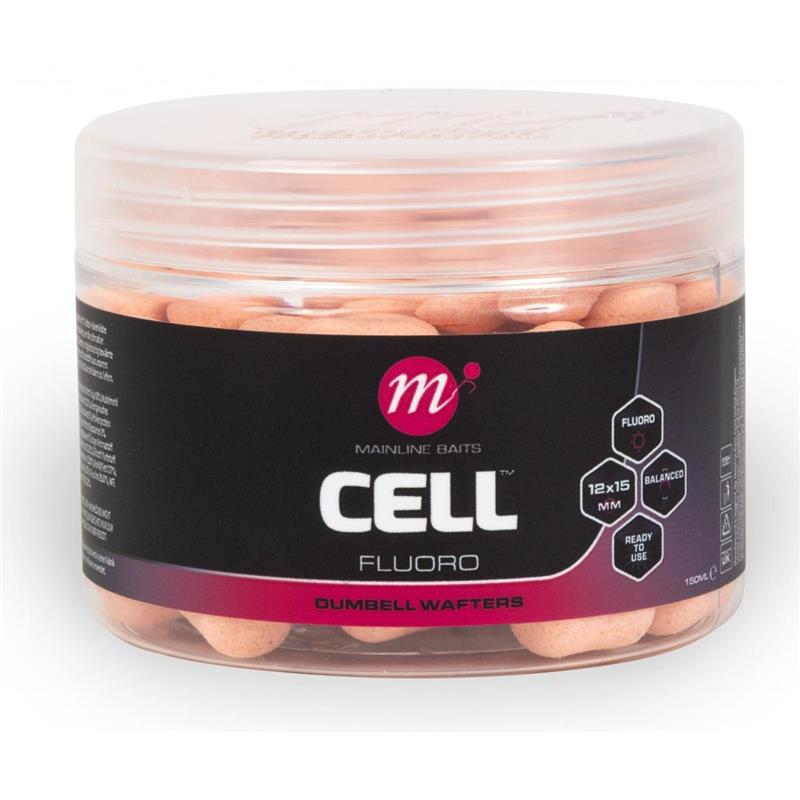 DUMBELL MAINLINE FLUORO DUMBELL WAFTERS - Pink - Cell - 12 x 15