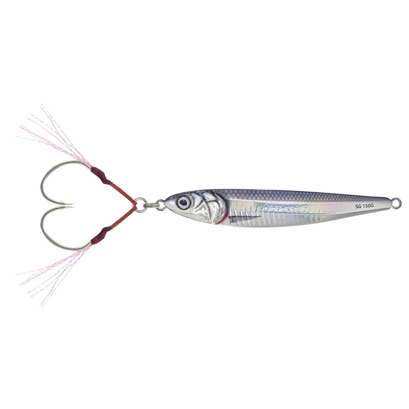 JIG SAVAGE GEAR 3D ANCHOVY JIG - 130G - Anchovy - 1 - 35-100 - N°3/0 - 13 - 130 - Coulant - 2
