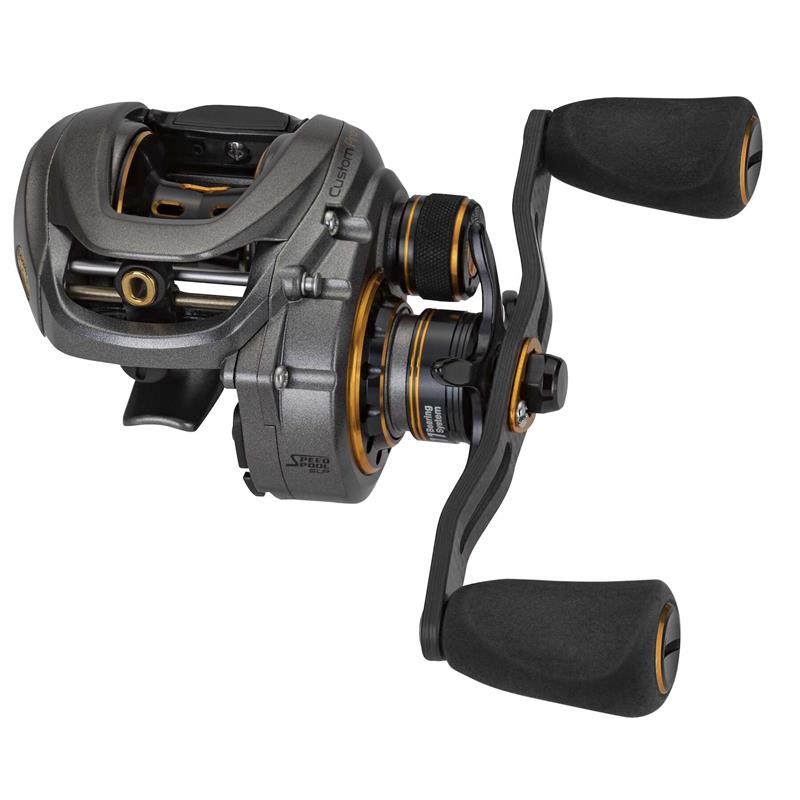 MOULINET CASTING LEW S CUSTOM PRO SPEED SPOOL SLP - 100.6m-28/100 - 4-60 - 7.5/1 - 76 - 10+1 - 9 - 164 - A gauche pour droitier