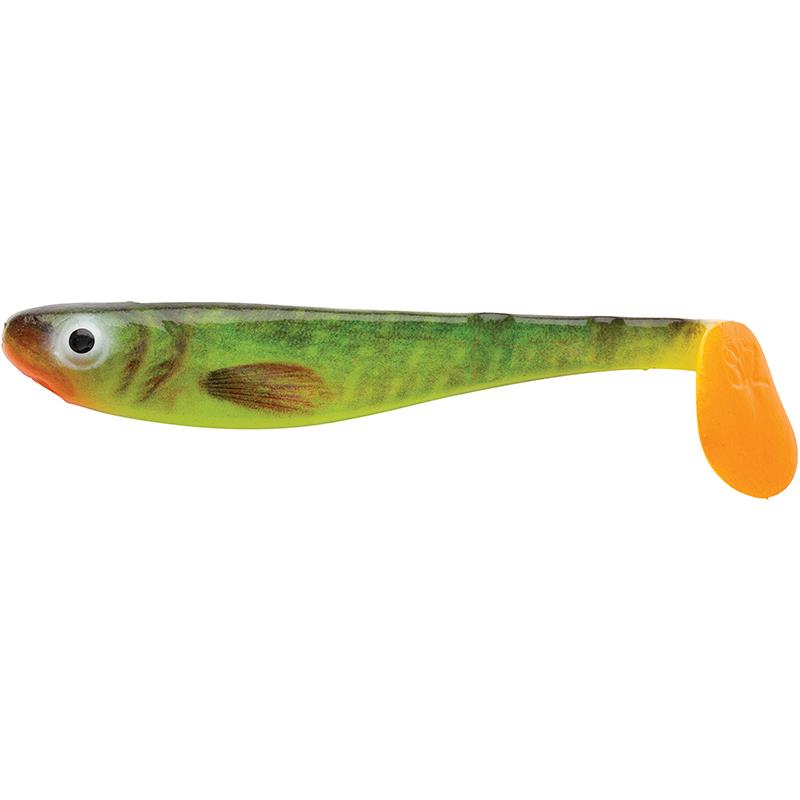 LEURRE SOUPLE ABU GARCIA SVARTZONKER MCPERCH SHAD REAL SERIES - 9CM - PAR 8 - Smoking Hot Pike - 8 - 9 - 5.8