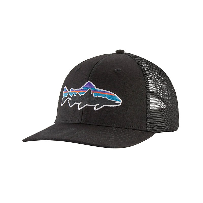 CASQUETTE PATAGONIA FITZ ROY TROUT TRUCKER HAT - BLACK - Black - Unique