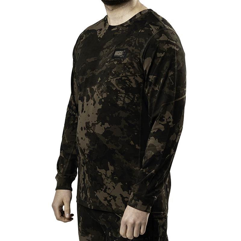 TEE SHIRT MANCHES LONGUES HOMME NASH ZT LITE LUXE LONG SLEEVE T SHIRT CAMO - CAMO - Camo - S