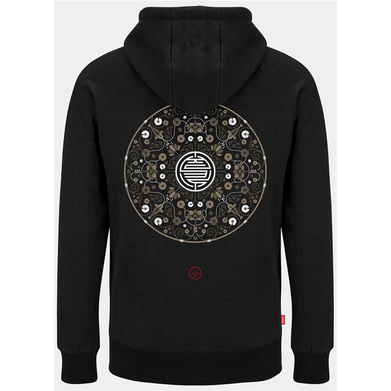 SWEAT HOMME KUMU LOTUS HOODIE - NOIR - Noir - S